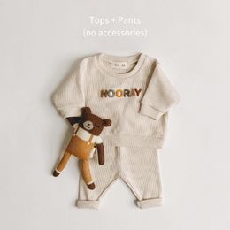 Modekleidung Sets Kinderkleidung Set Kleinkind Baby Jungen Mädchen Muster Freizeittops Kinder Lose Hosen 2pcs 312