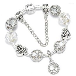 Charm Bracelets Special Offer Silver Colour For Women Fits Original Life Of Tree Bangles Lover Jewellery Gift 17 StylesCharm Inte22
