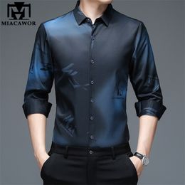 Fashion Tie dye Shirts Men Long Sleeve Casual Shirt Slim Fit Chemise Homme Camisa Masculina Vintage Clothes C792 220322