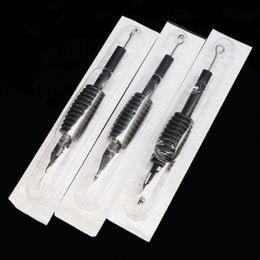 needles holder UK - Tattoo Needles Disposable Black Sterile Tip Silicone Grip Holder Rl Rs Rm Supplies For Gun MachineTattoo NeedlesTattoo