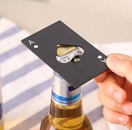 UPS Novelty spades A poker opener stainless steel bottle Beer openers