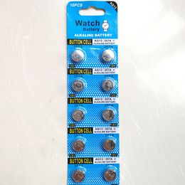 5cards/lot AG13 1.5v Alkaline Battery Button cells LR44 A76