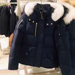 Winter Fourrure Down Parka Homme Jassen Chaquetas Outerwear Wolf Fur Hooded Fourrures Manteau Wyndham Goose Down Jacket Hiver Doudoune