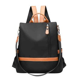 Preppy Style Backpack Ladies AntiTheft Backpack College Girl Lightweight Durable Laptop Bag College School Backpacks J220620