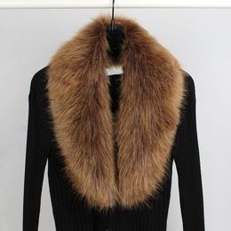 Women Faux Fox Fur Neckerchiefs Collar 90cm Multicolor Shawl Female Fashion Autumn And Winter Warm Scarve 14 Colours