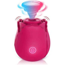 NXY Vibrators g Spot Rose Vibrator Breast Nipple Clitoral Sucking Clit Stimulator Sucker Sex Toys for Women Female 0411