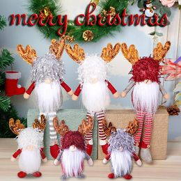 Christmas Decorations 1pc Gnome Faceless Doll Ornaments Cute Dolls Small Pendant Tree Decoration Accessories Charm PropsChristmas