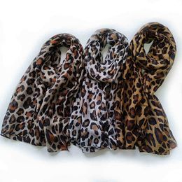 Lady's Scarf classic leopard print Bali yarn printed scarf available in 3 Colours