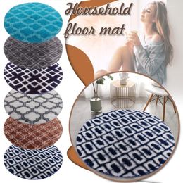 Carpets Artificial Rugs Round Shape Living Room For Home Decoration Small Bedroom Kid Floor Mat 80X80CMCarpets