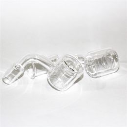 Smoke 10/14/18mm Quartz Thermal Bangers Double Tube Quartz Banger Nail For Glass Water Pipes bongs smoking bowl