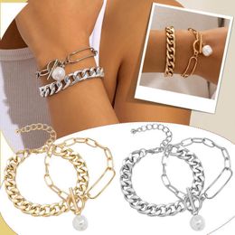 Bangle Vintage Pearl Cutout Set Bracelet Simple Geometric Cross Earrings Moon Christmas Studs Dangling EarringsBangle Kent22