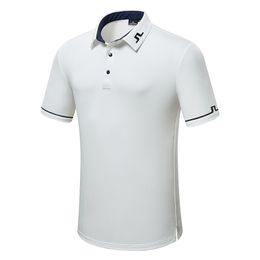 Men Short Sleeves Golf T-Shirt Breathable Sports Clothes Outdoors Leisure Sports Golf Shirt S-XXXL Shirt 220627