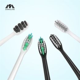 Sarmocare 4 pcs/8pcs/lot Toothbrushes Head for S100 and S200 Ultrasonic Sonic Electric Toothbrush Fit Electric Toothbrushes Head 220712