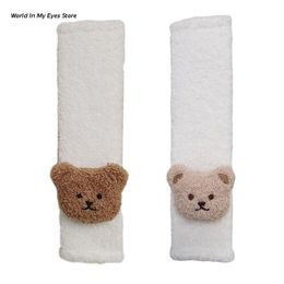 Stroller Parts & Accessories 124D Cartoon Seat Belt Shoulder Guard Car Sefety Cover Plush Bear Protector
