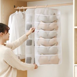 Hausbekleidung Unterwäsche Garderobe Aufbewahrungstasche Hängende Organisator Wandschrank Sparetasche für BH -Unterhose Socken 1122 E3