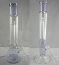 Vintage PUSLAR New 14inch Glass BONG Hookah Smoking Pipes Oil Burner with bowl or Banger can put customer LOGO by DHL UPS CNE