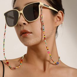 Fashion Glasses Chain Retro Bead Eyeglass Sunglasses Spectacle Cord Neck Strap String Retainer Accessories