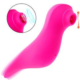 Silicone Waterproof Mouth Blowjob Clitoris Stimulator Nipple Sucking Vibrator USB Rechargeable Adult Orgasm sexy Toy For Women 18 Beauty Items