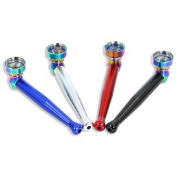 The latest 9.3cm personality section cut Aluminium alloy metal pipe removable can be cleaned, colorful, many kinds of style, support custom LOGO