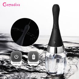 Electric Enema Irrigator Automatic Shower Anal Douche sexy Toys for Adults 18 Powerful Cleaner