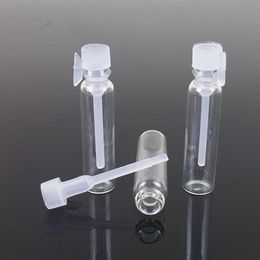 1000pcs/lot 1ml 2ml 3ml glass perfume bottle vial mini sample vials cosmetic container