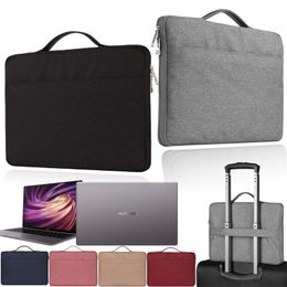 KK&LL For HUAWEI MateBook 13 14 E X 13 X ProD 156"Honor MagicBook Pro 14 16 Laptop Notebook Carrying Sleeve Case Bag 201124