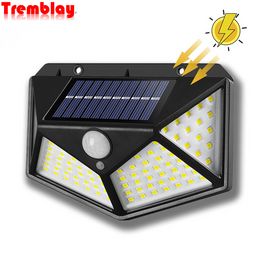 Solar Lights Outdoor Motion Sensor 114LEDS Security Light IP65 Waterproof Led Garden Lighting Super Bright Solar Wall Lamp