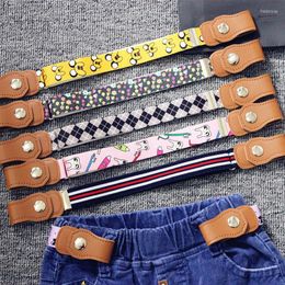 Belts Adjustable For Kid Toddlers Boys Girls Jeans Pants Fashion Child Buckle-Free Elastic Belt No Hassle Stretch BeltsBelts Fred22