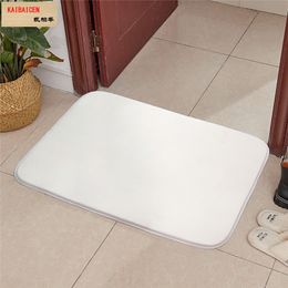 Sublimation Blank Welcome Entrance Doormats Carpets Rugs Home Bath Living Room Floor Stair Kitchen Hallway Non-Slip mat
