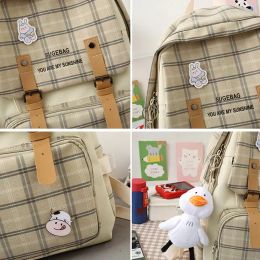 Waist bags5 Pcs Sets School Backpack for Girls Nylon Luxury Bag Woman High Capacity Laptop Bag Notebooks for School Pencil Case M123