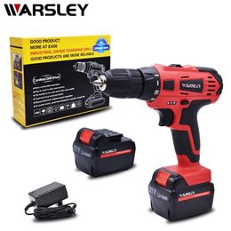 21V power tools Cordless Drill electric Drill Screwdriver 2 Batteries battery drill electric screwdriver Screwdriver T200801