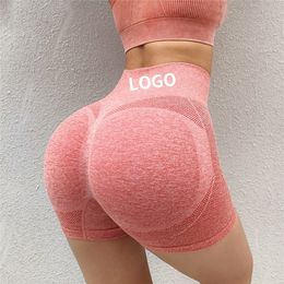 Sexy Booty Push Up Sport Yoga Shorts Women Spandex Seamless Running Biker Short Black Fitness Leggings High Waist Gym Shorts 220629