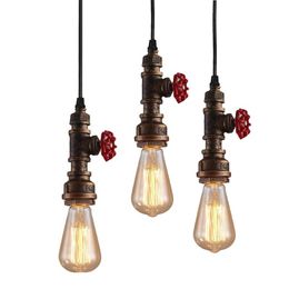 Pendant Lamps Retro Industrial Style Bar Grenade Creative Cafe Personality Restaurant Water Pipe Chandelier LampsPendant