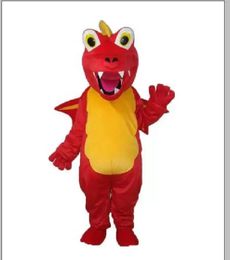 2022 Red Thorn Dragon Mascot Costume Adult Halloween Birthday party cartoon Apparel