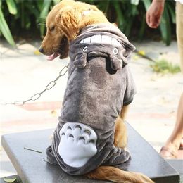 Dog Clothes Cosplay Clothing For Costume Warm Winter Coat Pet Totoro Big Large s Hoodies 3XL 9XL LJ200923