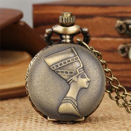 Steampunk Pocket Watch Commoners Design Unisex Quartz Analogue Display Clock Arabic Numeral Full Hunter Timepiece with Chain