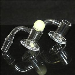 Smoking Quartz Bangers with Carb Cap terp pearls Male Female terp slurper Domeless banger nail for water pipe bong Dab Rig