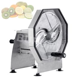 Hand Operate Vegetable Round Chips Slicing Machine Manual Fruit Slicer