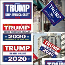 8 Colors Decor Banner Flag Hanging 90*150Cm Keep America Great Banners 3X5Ft Digital Print Donald Bh1749 Drop Delivery 2021 Flags Festive