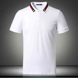 new england shirt NZ - White Black New England Designer US Polo Shirts For Men Short Sleeve Solid Breathable Shirt Plus Size 4XL 5XL 81855 210406273K
