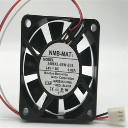 Wholesale fan: original NMB-MAT 2406KL-05W-B39 DC24V 0.08A 6015 three-wire inverter fan