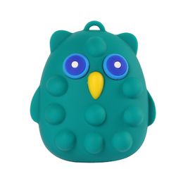 Fidget Toys 5style Owl Bubble Music Sports Push It Bubble Sensory Autism Special Needs Stress Reliever Squeeze Decompression Toy for Kids 2023