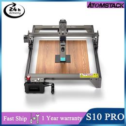 Printers S10 X7 A10 PRO Laser Engraving Machine CNC Eye Protection Desktop DIY Marking Wood Cutting/Carving 410 400mmPrinters Roge22