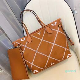Designers Leather Bags womens Handbags high qulity crossbody lady Shoulder Bag shopping tote coin purse 2 pcs/set 5826