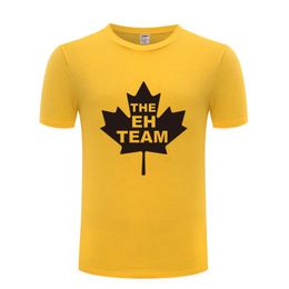 t shirts mens Australia - Men's T-Shirts The EH Team Canada Pride T Shirts Men Short Sleeve O Neck Cotton Man T-Shirt Cool Funny Fitness Streetwear Top TeeMen's MeMen