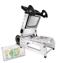 Kitchen Disposable Plastic Lunch Box Packaging Maker Cooked Food Sealing Equipment 220V