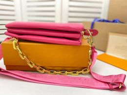 Classic luxury designer bag purse handbag Vuittamins handbags chain leather belt shoulder strap one-shoulder diagonal bags 03