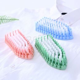 Bendable Cleaning Brushes Bathroom Tub Ceramic Tile Plastic Floor Brush Portable Kitchen Pool Sink Remove Dirt Clean Brush BH6369 WLY