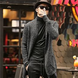 Men Sweater Long Sleeve Cardigan Males Pull style cardigan Clothing Fashion Thick warm Mohair Sweater Men england style J511 201126