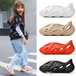 Beach Kids Sandals Children Slides Boys And Girls Shoes Leisure EVA Breathable Slippers Kid Hole Shoes